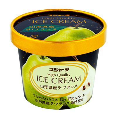 スジャータアイスクリーム(山形県産ラ・フランス)