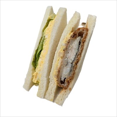 フィッシュフライ＆レタスたまごサンド