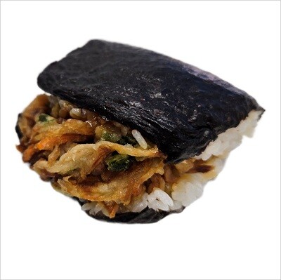米サンド（小エビ入り野菜かき揚げ）