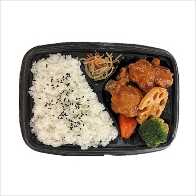 鶏と野菜の甘酢あん弁当