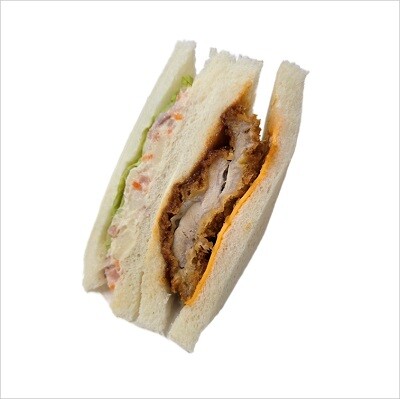 チキンカツ＆ポテトサラダサンド（BBQソース）