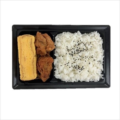 厚焼玉子と唐揚げ弁当