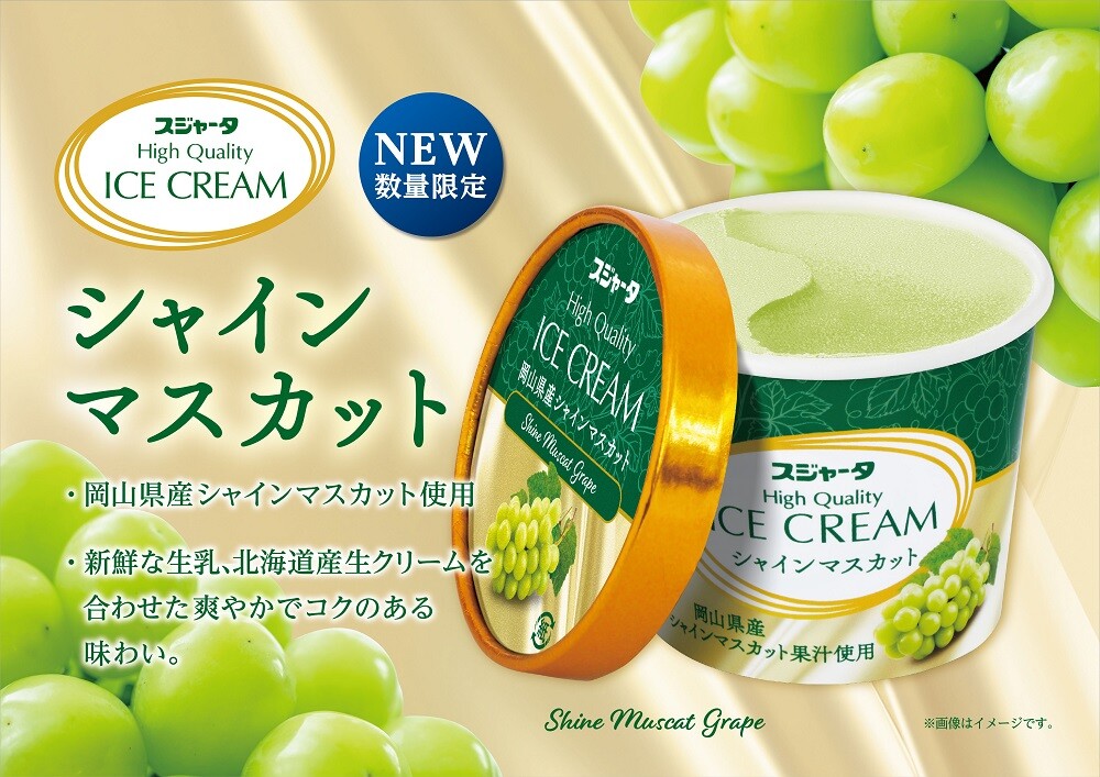 アイスクリーム（岡山県産シャインマスカット）