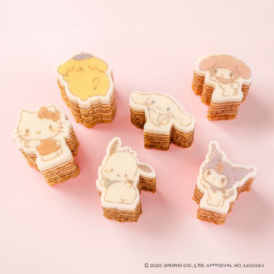 （新横浜駅）「ねーねーかまって♡」とかわいくおねだりするサンリオキャラクターズの型ぬきバウムが登場🫶