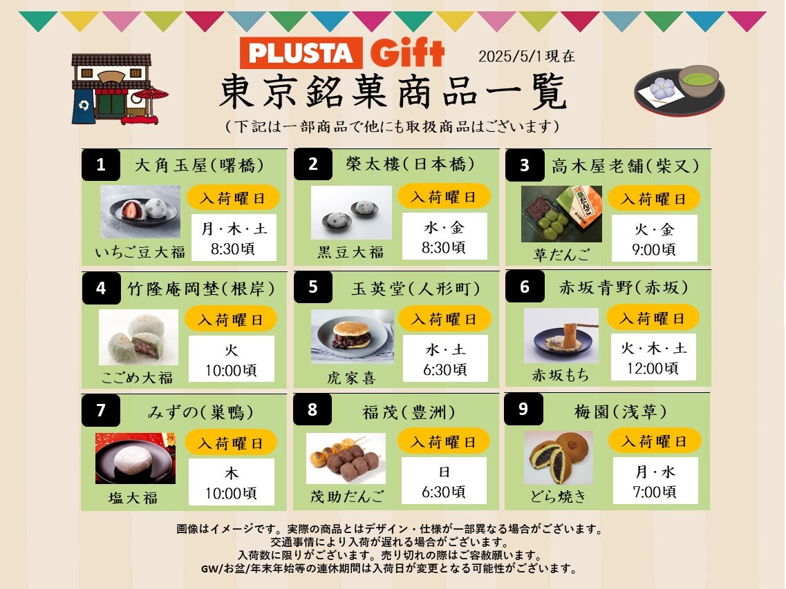 （東京駅）日替わりで東京の銘菓が登場！