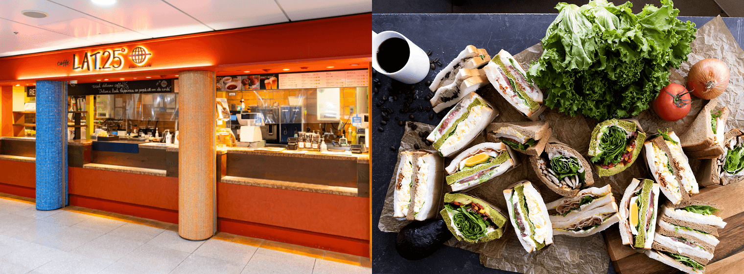 caffe LAT.25°　新横浜駅店