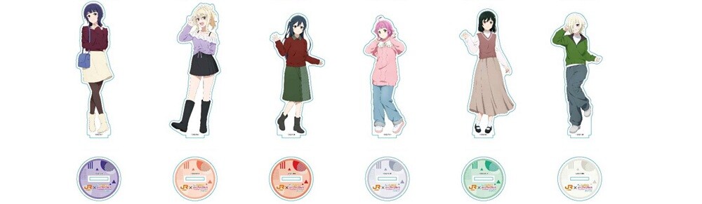 ニジガク推し旅キャンペーン 劇中イラストのオリジナルグッズを東海道