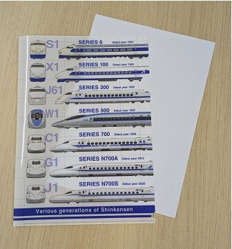 もちろん500系も入っています！歴代新幹線をデザインした2アイテムを